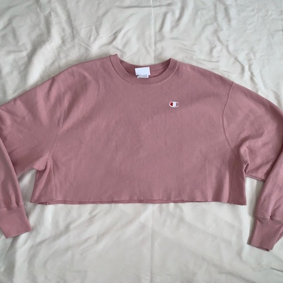 Champion Tops - Self Cropped Champion Reverse Weave Sweatshirt